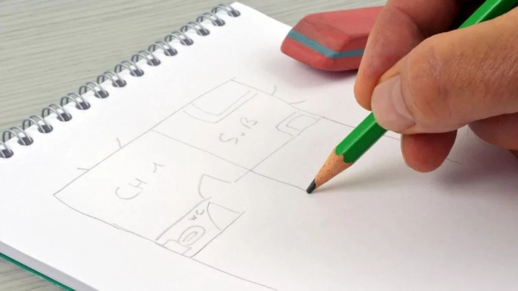 Equipment layout sketched before MEP drafting
