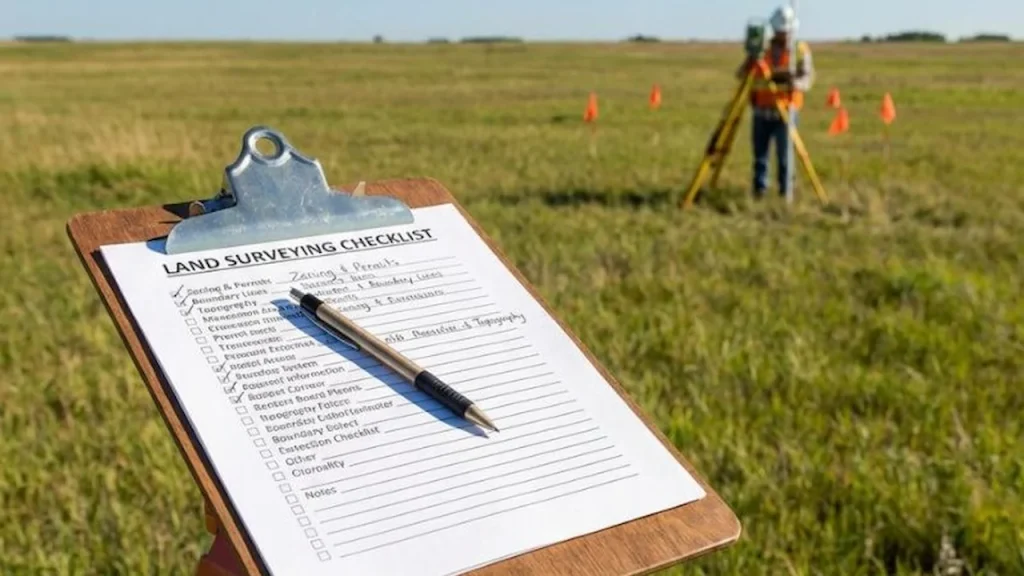 Checklist on a clipboard used to track plan review comments