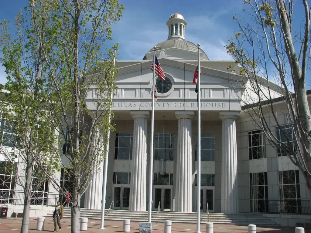 Douglas County Courthouse in Douglasville, Georgia