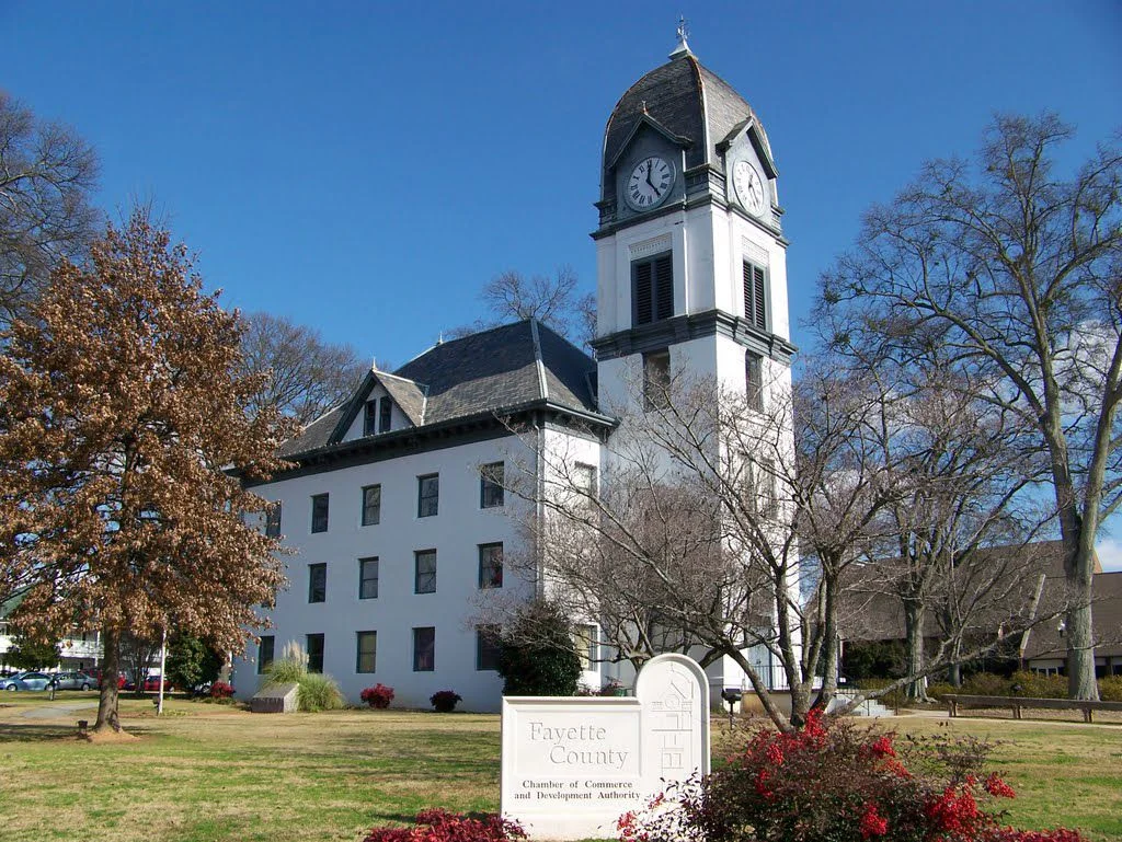 Fayette County Courthouse in Fayetteville, Georgia