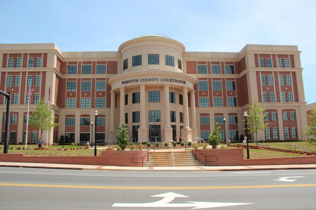 Forsyth County Courthouse in Cumming, Georgia