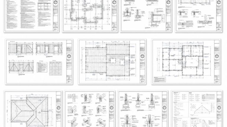 Structural engineering and permit drawing coordination example