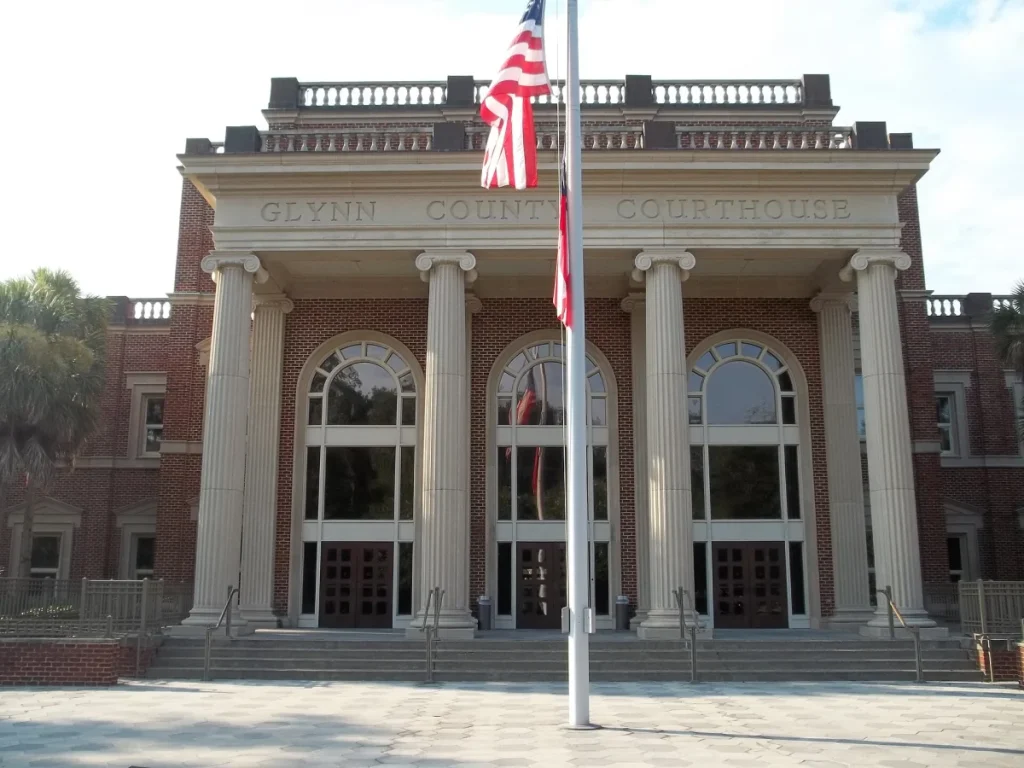 Glynn County courthouse in Brunswick, Georgia