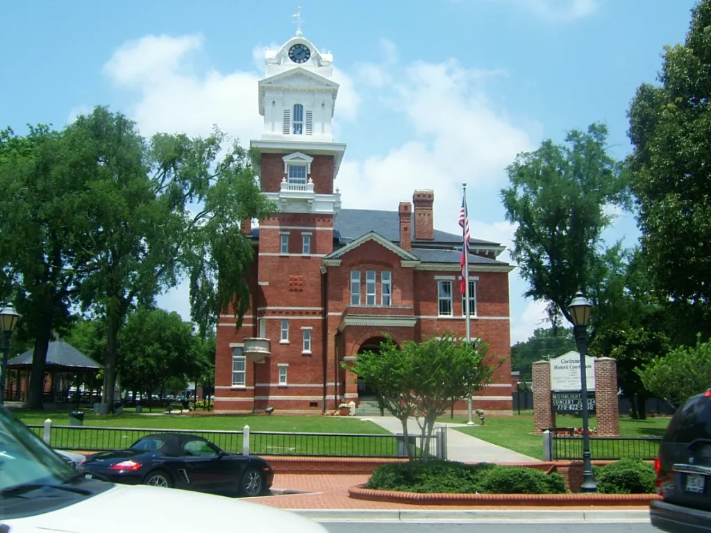 Gwinnett County Courthouse in Lawrenceville, Georgia