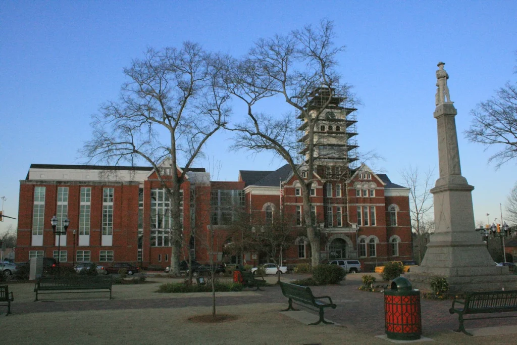Henry County courthouse in McDonough, Georgia