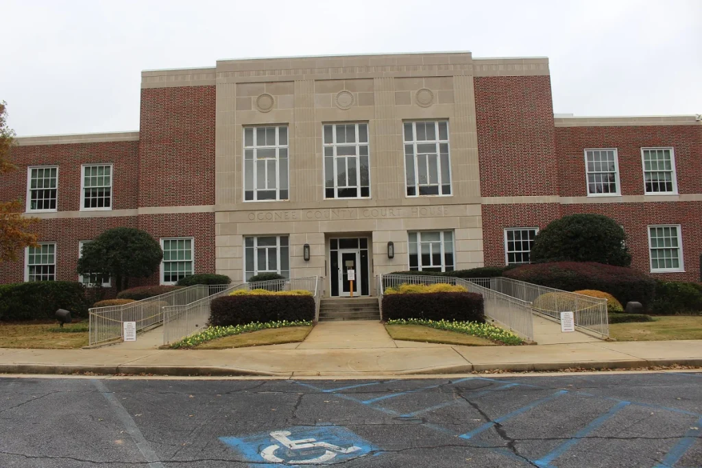 Oconee County Courthouse in Watkinsville, Georgia